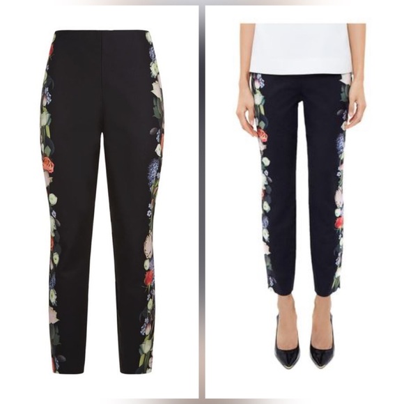 NWT Ted Baker London Kensington Floral Ankle Pants - Picture 7 of 12